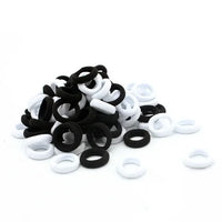 black white