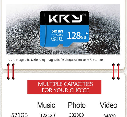 Micro Memory SD Card 128GB 32GB 64GB SD Card SD/TF Flash Card 32 64 128GB Class 10 Memory Card For Phone Beauty World Shop