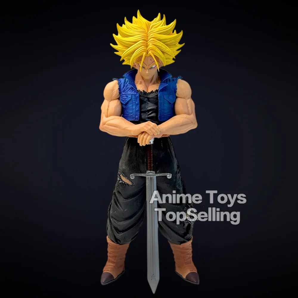 25cm/9.84in Anime Dragon Ball Z Figure Trunks Action Figures Pvc Statue Collection Model Toys for Children Gifts Beauty World Shop
