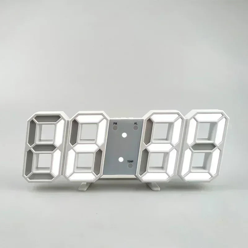 Digital Wall Clock Desk Watches Electronic Alarm Modern Home Decoration for Bedroom Decor Interior Led Table Clocks Living Room Beauty World Shop