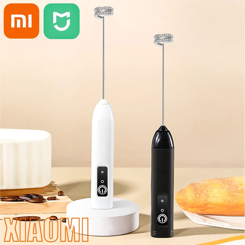 Xiaomi Electric Plastic Handle Egg Beater Egg Stirrer Milk Frother Foamer Mixer Beauty World Shop