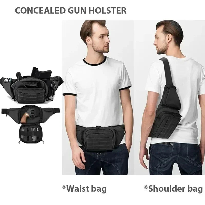 Packs for Men Nylon Shoulder Hiking Tactical Multi-function Waist Pack Fanny  Mobile Phone Bag Sports High-capacity Waist Bag Beauty World Shop