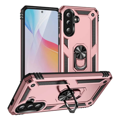 Shockproof Armor For Samsung Galaxy A56 A36 A26 5G Case Phone Case Ring Stand Bumper Silicone Phone Back Cover Beauty World Shop