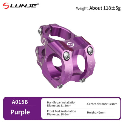 MTB Road Bike Stem CNC Mountain Bicycle Bridge Short Power 31.8mm High Strength Climbing Riser Beauty World Shop