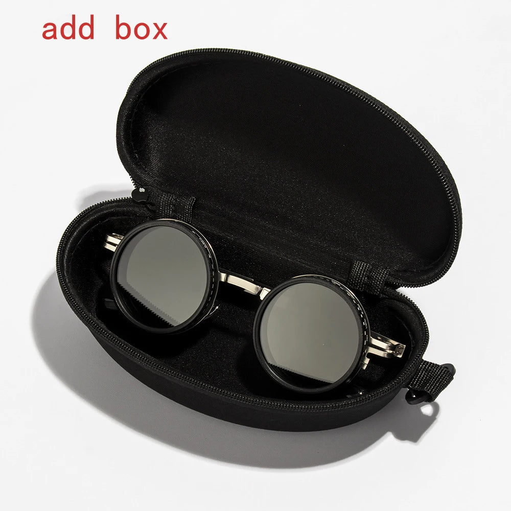 2025 Fashion New Unisex Handmade ND9 Level Sunglasses Stepless Rotating Filter Retro Polarized Sunglass Cycling Sports Glassees Beauty World Shop