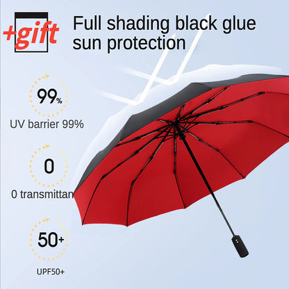 Windproof Double Layer Fully Automatic Resistant Umbrella Beauty World Shop