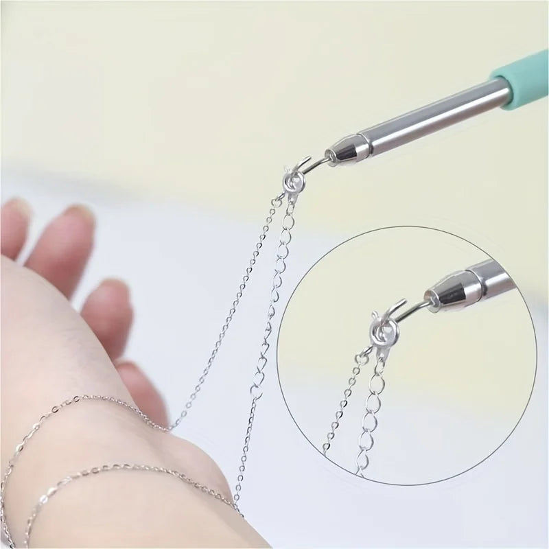 Help Wear Bracelet Tool Partner Jewelry Helper Fastening Aid Quickly Unfasten Hooking Equipment Pliers Clasps Ties Zipper Craft Beauty World Shop