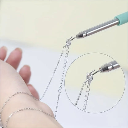 Help Wear Bracelet Tool Partner Jewelry Helper Fastening Aid Quickly Unfasten Hooking Equipment Pliers Clasps Ties Zipper Craft Beauty World Shop