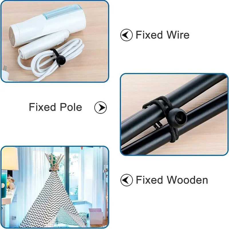 Outdoor Elastic Ball Rope Bungee Cords Portable Tent Fixing Tarpaulin Awning Canopy Heavy Duty Tarp Tie Down for Shelter Cargo Beauty Trend Shop
