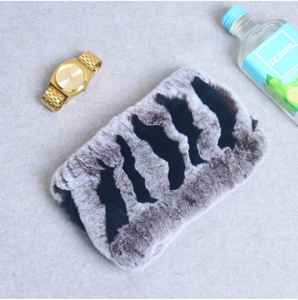Women Handmade Stretch 100% Real Rabbit Fur Scarf Knit Genuine Rex Rabbit Fur Headbands Girls Natural Rabbit Fur Ring Scarves Beauty World Shop