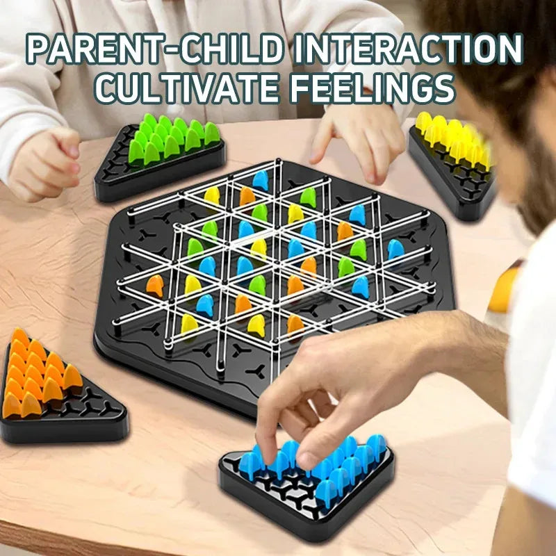 Chain Triangle Chess Splendor Duel Board Game Strategy Game for Kids and Adults Fun Family Game Logic Chess Track Tables Game Beauty World Shop