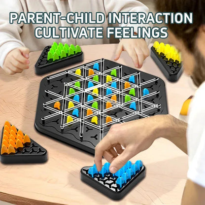Chain Triangle Chess Splendor Duel Board Game Strategy Game for Kids and Adults Fun Family Game Logic Chess Track Tables Game Beauty World Shop