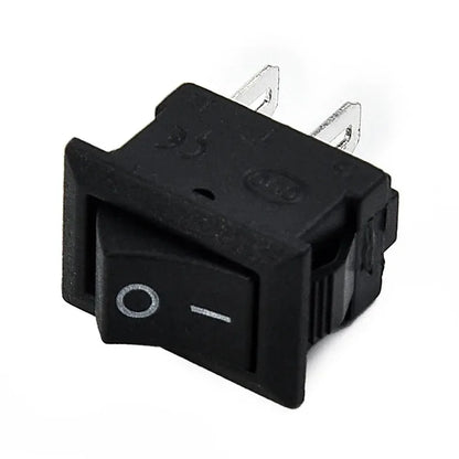 10 Pcs round Rocker Switches 250V 3A 2-Pin ON/OFF Toggle SPST for Auto Car Truck Boat 10x15mm Beauty Trend Shop