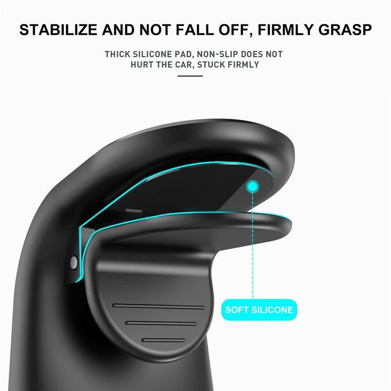 Magnetic Car Phone Holder Air Vent Clip Mount 360 Rotation Mobile Bracket GPS Cell Phone Stand in Car For IPhone Samsung Huawei Beauty World Shop