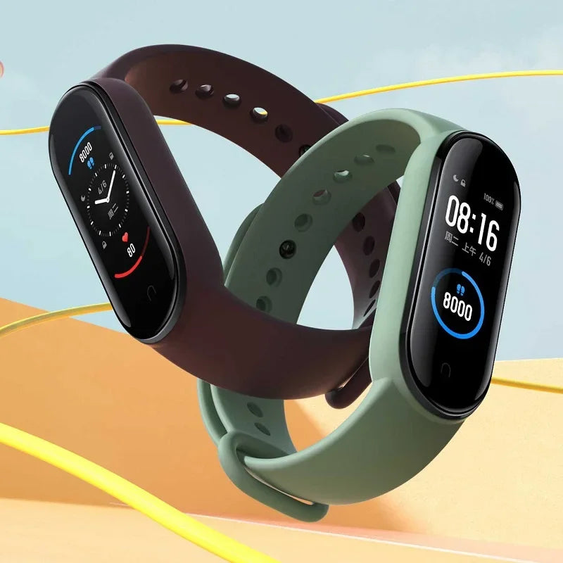 official Silicone Strap For Xiaomi Mi Band 4 5 6 7 Bracelet Sport Watch Wristband Miband4 miband7 Correa Mi band 3 4 5 6 7 Band Beauty Fashion