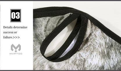 3D Animals Magic Scarf Bandana Breathable Neck Warmer Gaiter Hanging Ear Outdoor Sports Triangle Face Mask Neckerchief Summer Beauty World Shop