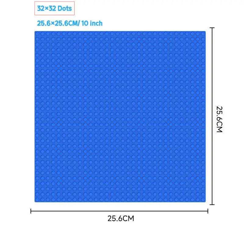 32x32 Styles Base Plate MOC Classic Building Blocks DIY Small Size Bricks Baseplate Parts for City Figures Children Toys Beauty Fashion