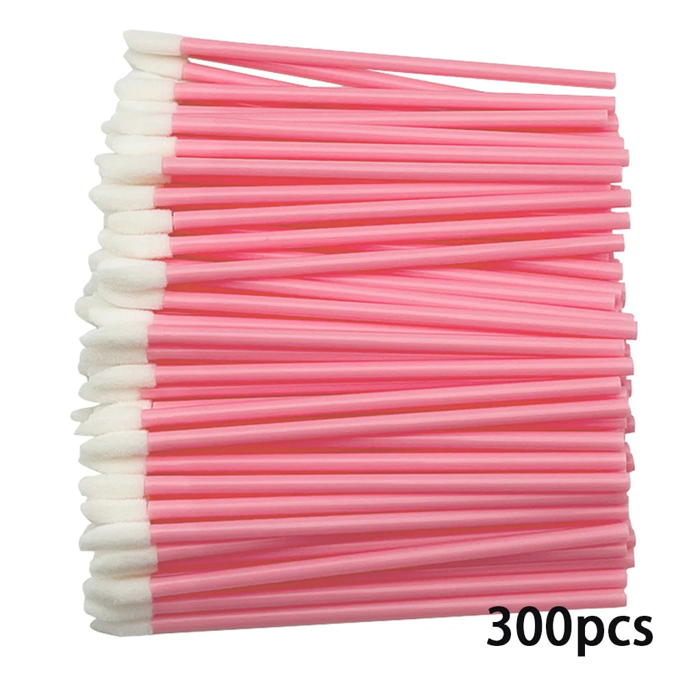 100/200pcs Lip Wands Applicators Eyelashes Brushes Lipstick Brush Mascara Applicator Gloss Wands Eyelash Extension Makeup Tool Beauty World Shop