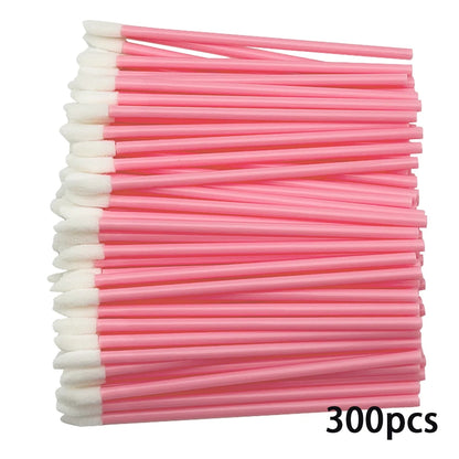 100/200pcs Lip Wands Applicators Eyelashes Brushes Lipstick Brush Mascara Applicator Gloss Wands Eyelash Extension Makeup Tool Beauty World Shop
