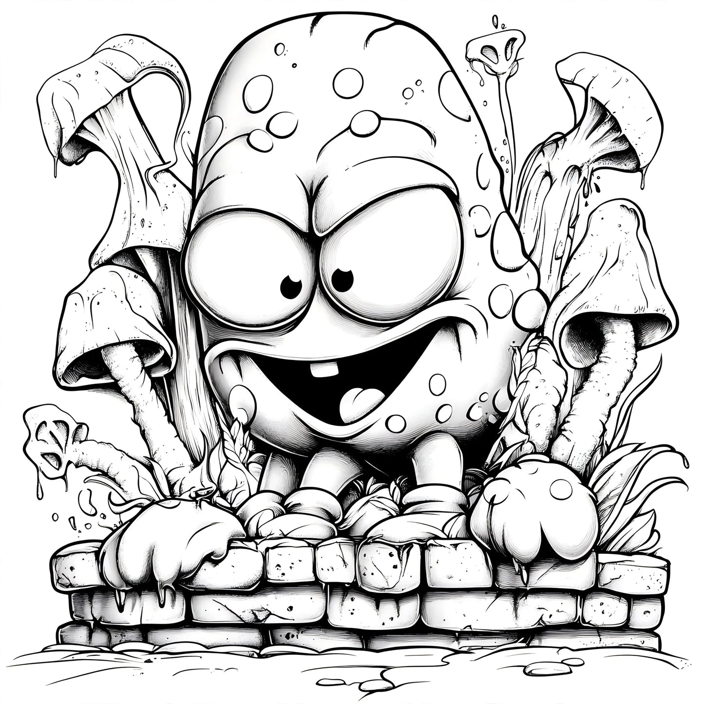 Joint Graffiti Colouring Book Adult Picture Book Beauty World Shop