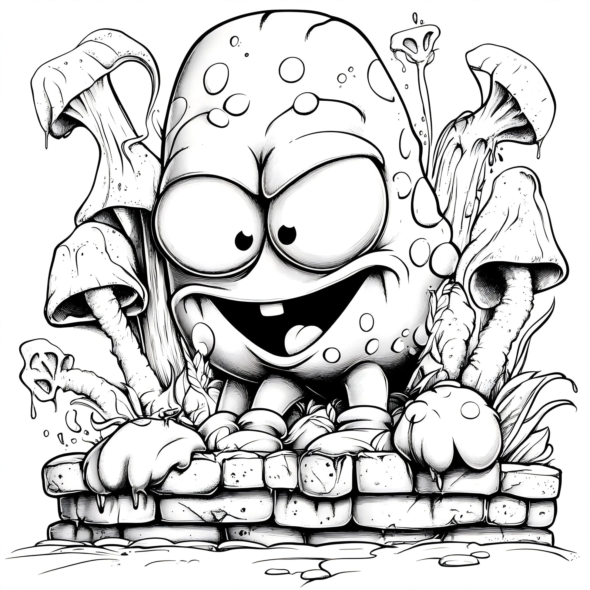 Joint Graffiti Colouring Book Adult Picture Book Beauty World Shop