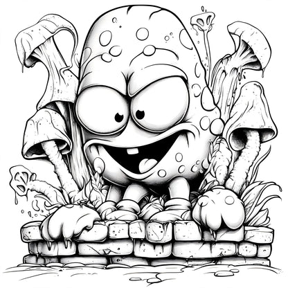 Joint Graffiti Colouring Book Adult Picture Book Beauty World Shop