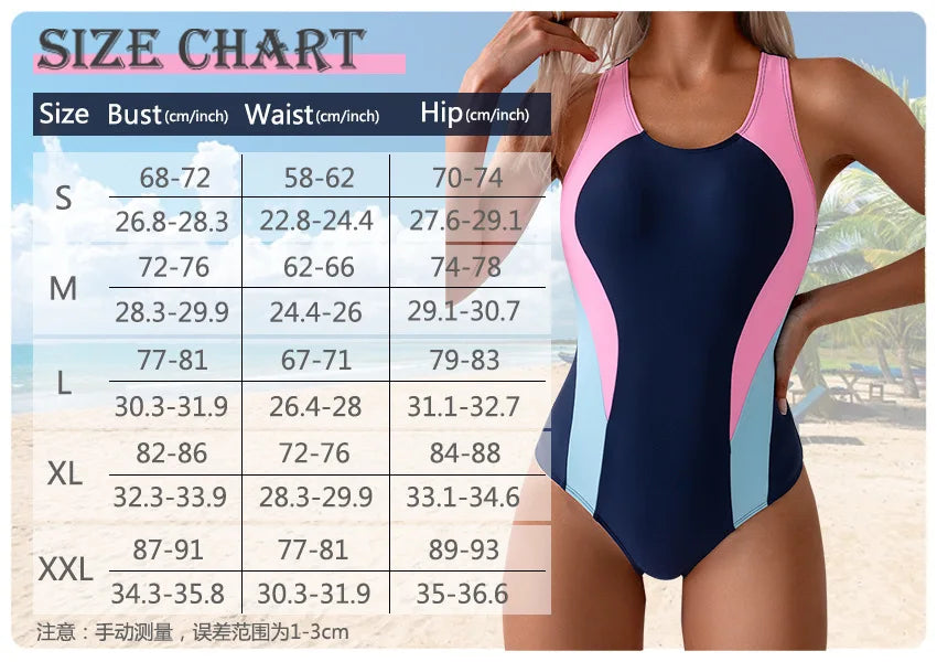 Summer Sexy One-Piece Swimsuits Closed Women's Swimwear Sports For Swimming Wear Body Bathing Suits Beachwear Pool Bather 2025 Beauty World Shop