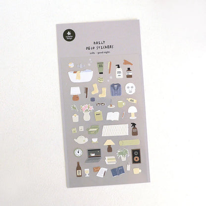 Korean Import Suatelier Travel Home Life Study Friend Stickers Scrapbooking Diy Journaling Diary Stationery Sticker School Gift Beauty World Shop
