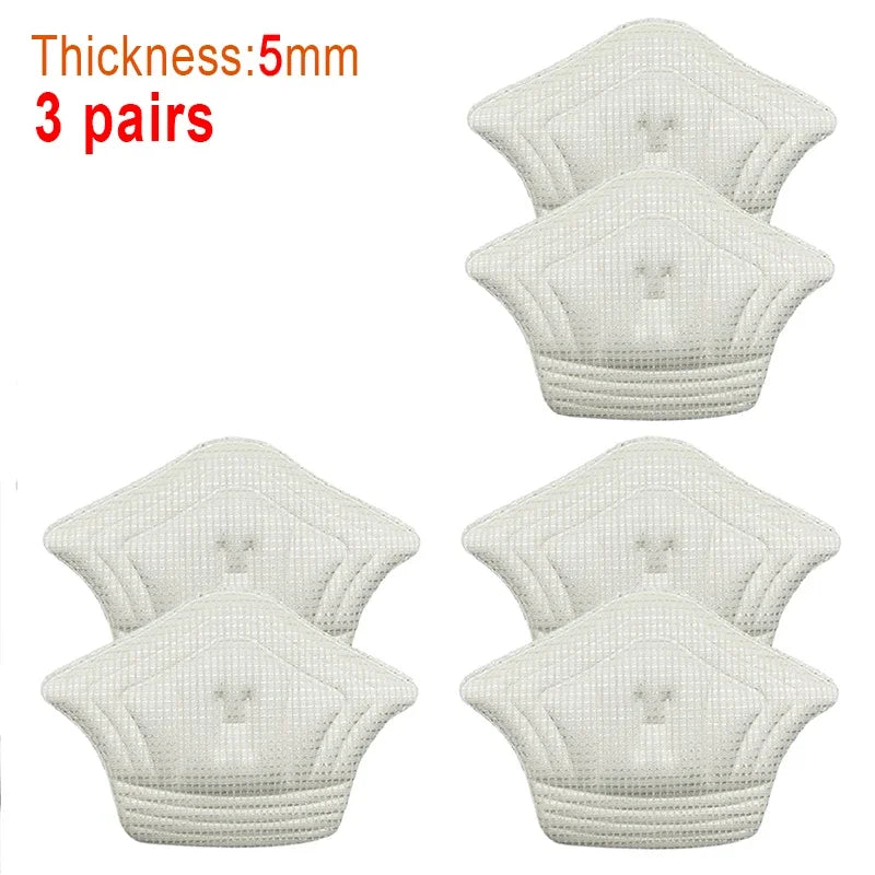3pair/6pcs Insoles Patch Heel Pads for Sport Shoes Back Sticker Adjustable Size Antiwear Feet Pad Cushion Insert Insole Beauty World Shop