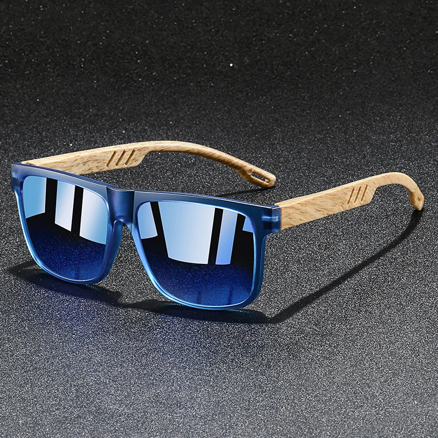Fashion Vintage Square Square Frame Sunglasses Men Women Fishing Driving Man Luxury Brand Designer Sun Glasses  Eyewear Beauty World Shop
