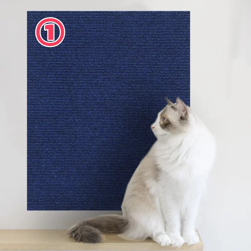 Trimmable Self-Adhesive Carpet Cats Scratch Board Wall Anti Cat Scratch Sofa Diy Cats Scratch Board Sofa Protection Paws Sharpen Beauty World Shop