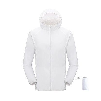 JNLN Men Women Waterproof Hiking Jackets Quick Dry Camping Windbreaker Unisex Outdoor Trekking Raincoat Anti UV Packable Clothes Beauty World Shop