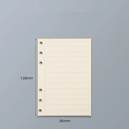 45 Sheets A5 A6 A7 Loose Leaf Notebook Refill Spiral Binder Inner Page Line Blank craft  Grid Inside Paper Stationery Beauty World Shop