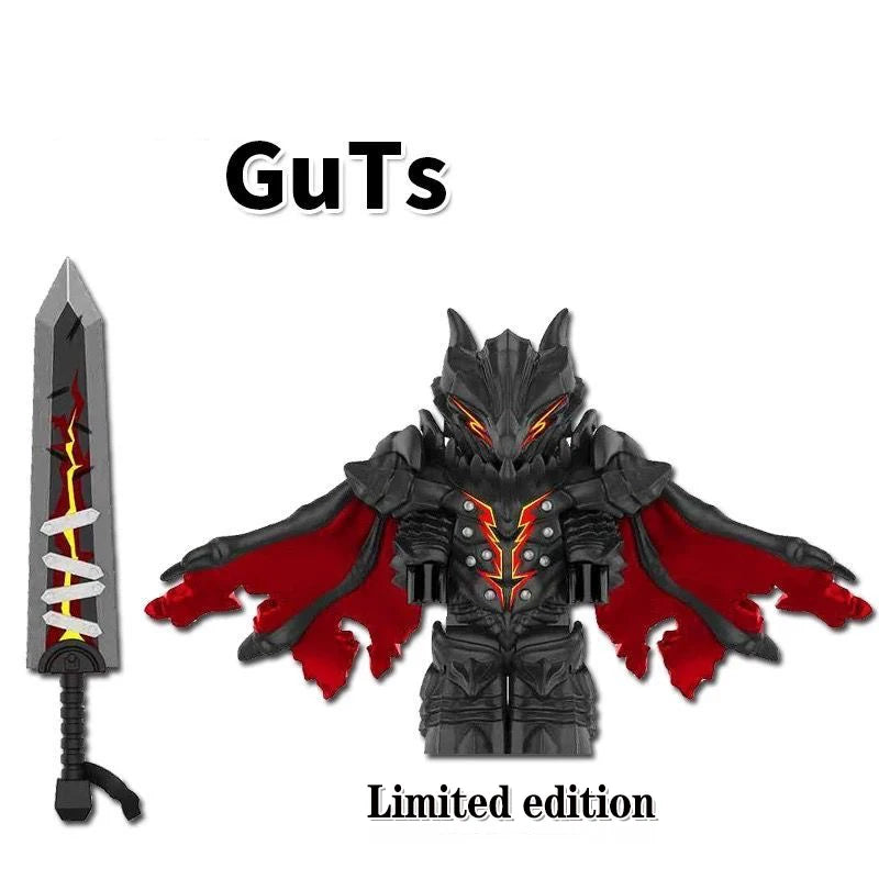 WM Blocks GP103 Anime Cartoon TV Toy Bricks Berserk Guts Building Blocks for Kids Assembling Toys Collect Birthday Model Gifts Beauty World Shop