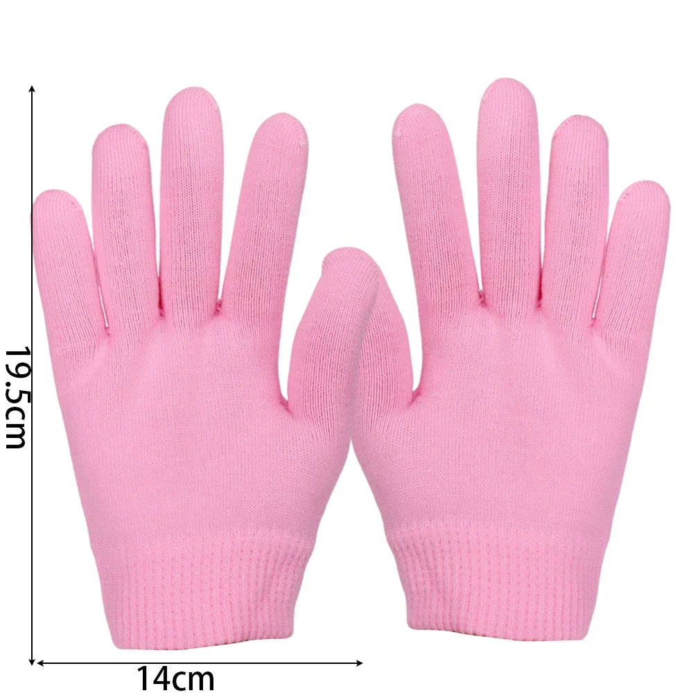 Silicone Moisturizing Mask Socks Reusable Exfoliating Anti Crack Protective Gloves Dry Dead Skin Remover Tools Hand Foot Care Beauty World Shop