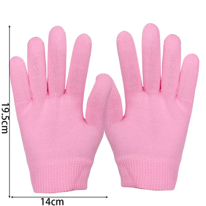 Silicone Moisturizing Mask Socks Reusable Exfoliating Anti Crack Protective Gloves Dry Dead Skin Remover Tools Hand Foot Care Beauty World Shop