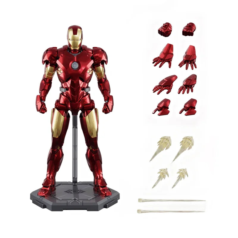 Fondjoy Iron Man Tony Stark MK1 MK2 MK3 MK4 MK5 MK6 MK7 Action Figure Toys Model Collect Garage Kit Children Birthday Gifts Beauty World Shop