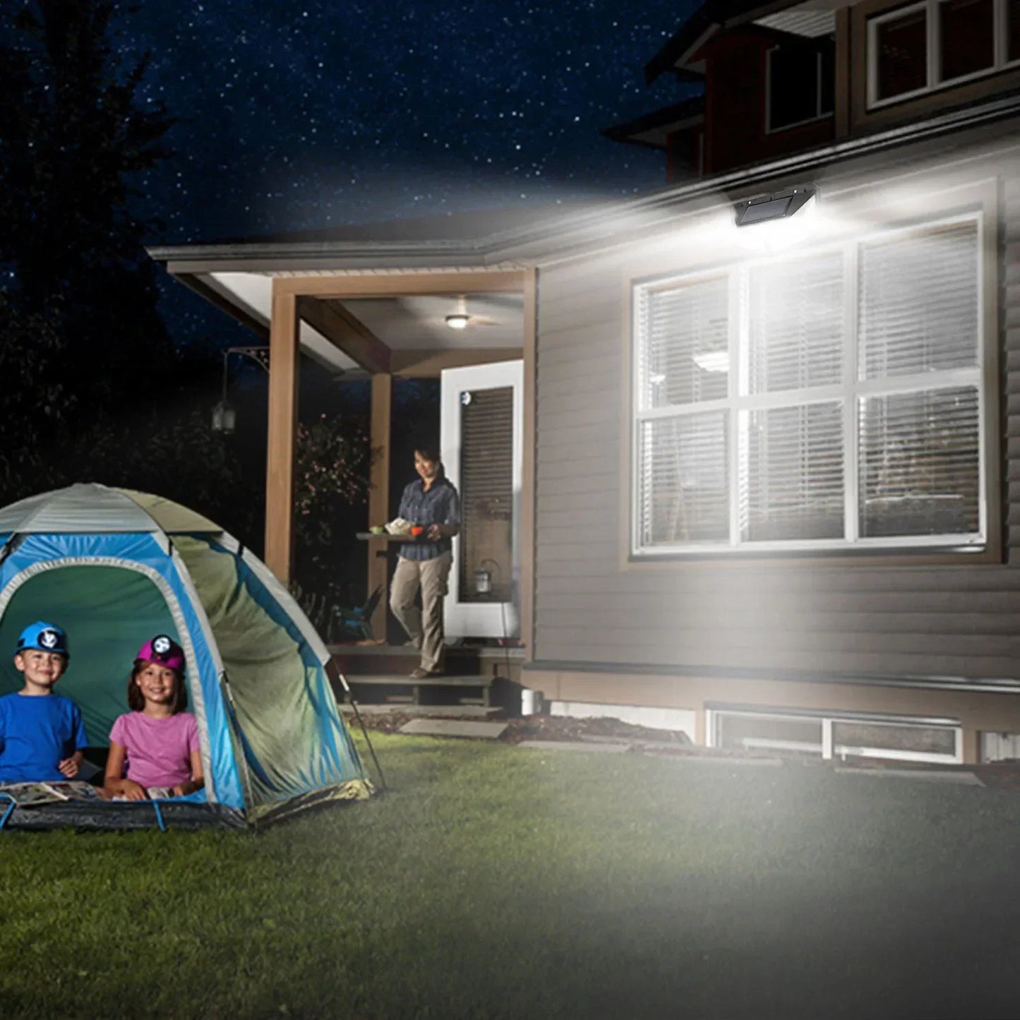 Multifunctional Solar Lamp Outdoor Garden Decoration Solar LED Light Waterproof Sunlight Powered Spotlight with Motion Sensor Beauty World Shop