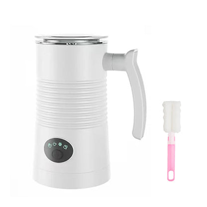 Electric Milk Frother Automatic Rotary Foamer for Coffee Cappuccino Latte 4 in 1 Hot and Cold Foam Maker Milk Frother Foamer Beauty World Shop