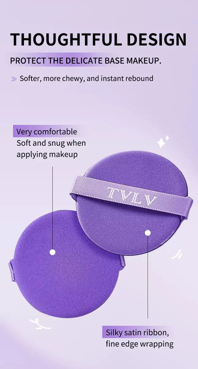 1PC Violet Cream To Powder Skin-friendly Skin Natural Face Long Lasting Oil-controlling Contouring Powder Cosmetics Beauty Trend Shop
