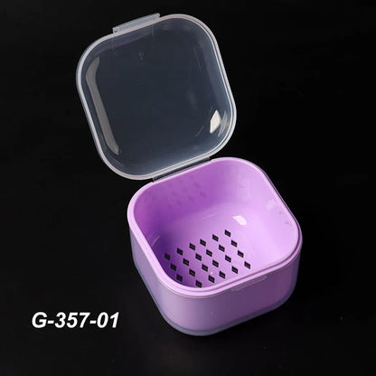 Portable Alcohol Disinfection Filter Cleaning Box Nail Art Drill Bits Grinding Head Disinfection Box Manicure Sterilization Tool Beauty World Shop