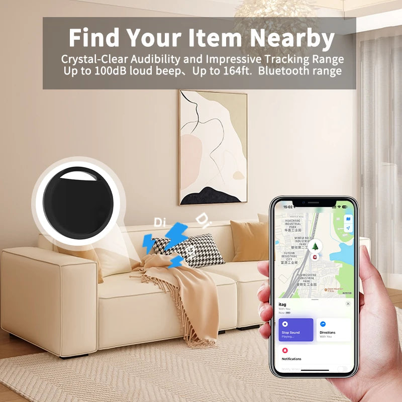 1/2 /4 pcs Anti-lose Tracker for Apple Airtag Replacemen via Find My Bluetooth GPS Tracker For Luggage IOS MFi Key Finder Beauty World Shop