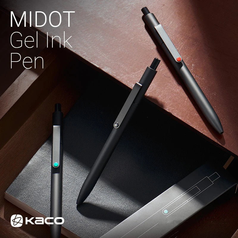 KACO 0.5mm MIDOT Gel Ink Pens, Quick-drying Press Smooth Writing Pen, High Volume for Taking Exams Grading Homework Doing Papers Beauty World Shop