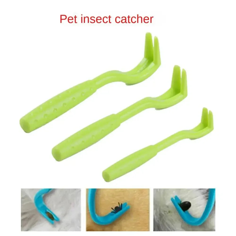 Flea Remover Hook Tick Removal Tweezer Ticks Pull Pet Cat Dog Accessaries Scratching Extractor Mite Tweezers Comb Louses Pliers Beauty World Shop
