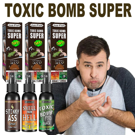 30ml Fart Gag Spray Prank Joke Plastic Spray Can Stink for Adults Kids Terrible Stinky Fart Spray Non Toxic Halloween Funny Toys Beauty World Shop