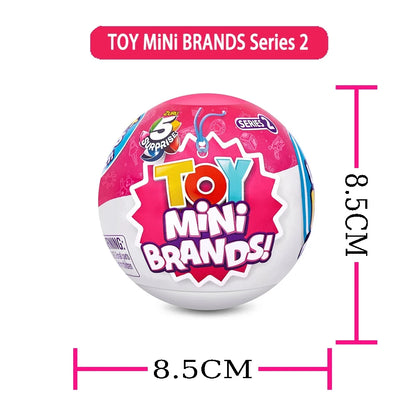 Zuru 5 Surprise Mini Brands Capsule Toys Mystery Blind Box Fashion Surprise Ball Real Miniature Doll Collectible Toys Gifts Beauty World Shop