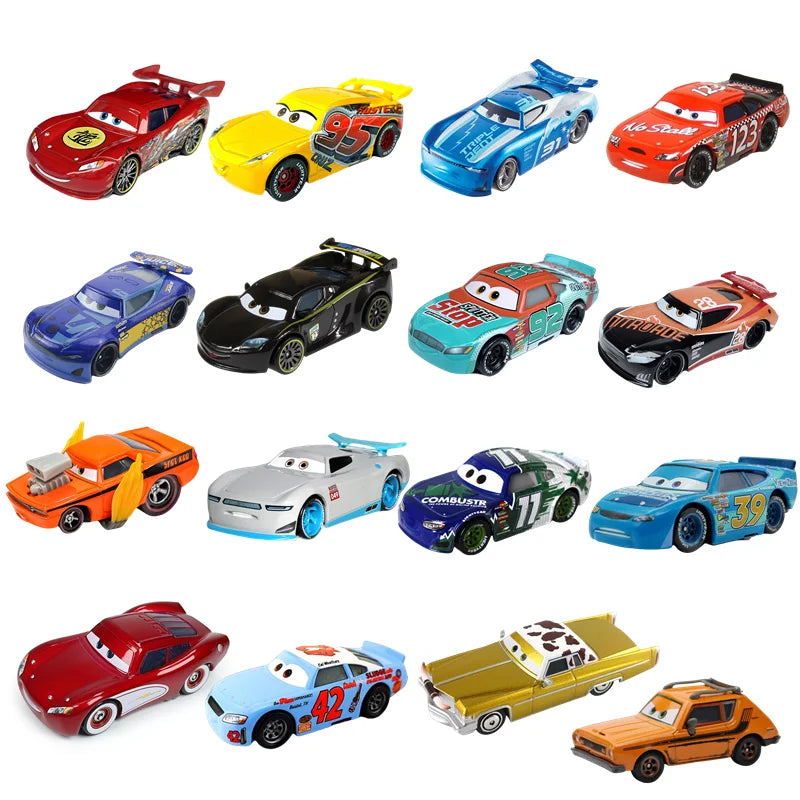 Disney Pixar Cars McQueen  Anime Figure Diecast Metal Alloy Collect  Toy Cars Model Boy Kid Girl Birthday Gift Beauty World Shop