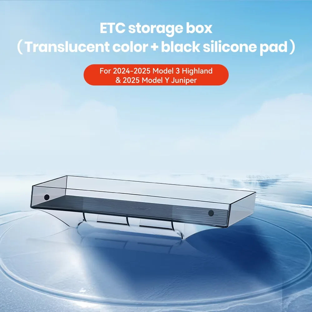 YZ For New Tesla Highland Model 3 Y Juniper Tray Magnetic Under Screen Fold Storage Box ETC Screen Storage Box Accessories Beauty World Shop