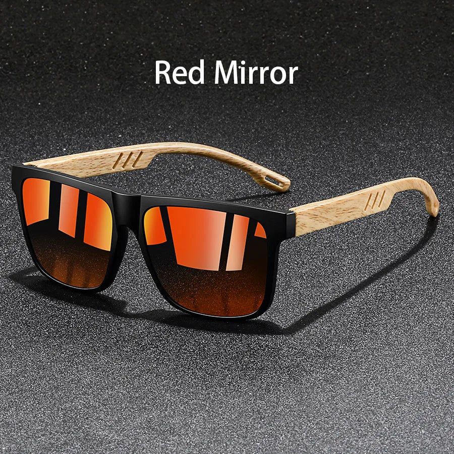 Fashion Vintage Square Square Frame Sunglasses Men Women Fishing Driving Man Luxury Brand Designer Sun Glasses  Eyewear Beauty World Shop