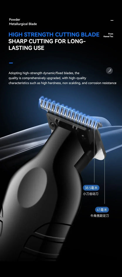 Kemei KM-2293 Hair Cutting Machine Professional Rechargeable Barber Hair Clippers Electric Hair Trimmers Cordless for Men Kemei Beauty Trend Shop